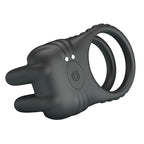 Pretty Love Sini Doppelring-Vibrator – Schwarz