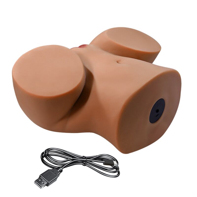 Crazy Bull Torso-Masturbator mit Saugfunktion – Natur