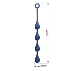 MR PLAY – BLAUE SILIKON-ANALPOLSTER, GRÖSSE L (42,6 CM)