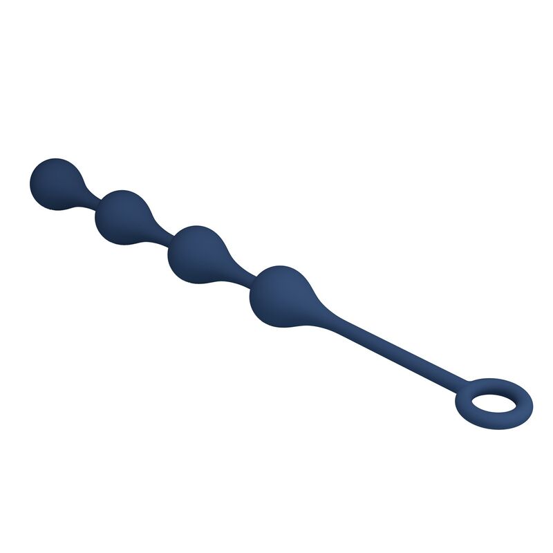 MR PLAY – BLAUE SILIKON-ANALPOLSTER, GRÖSSE M, 33 CM