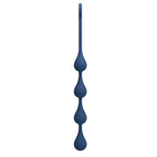 MR PLAY – BLAUE SILIKON-ANALPOLSTER, GRÖSSE M, 33 CM