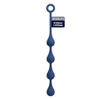 MR PLAY – BLAUE SILIKON-ANALPOLSTER, GRÖSSE M, 33 CM