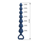 MR PLAY – BLAUE SILIKON-ANALKAPSELN &AMP; ANALPLUG 26,7 CM