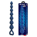 MR PLAY – BLAUE SILIKON-ANALKAPSELN &AMP; ANALPLUG 26,7 CM