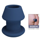 MR PLAY - JACK BLUE SILIKON-HOLZ-ANALPLUG GRÖSSE M