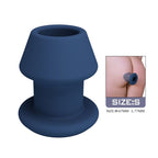 MR PLAY - JACK BLAUER SILIKON-HOLZ-ANALPLUG GRÖSSE S