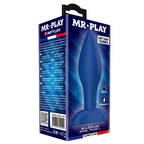 MR PLAY - KONISCHER SILIKON-ANALPLUG, BLAU, GRÖSSE L