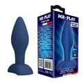 MR PLAY - KONISCHER SILIKON-ANALPLUG, BLAU, GRÖSSE S