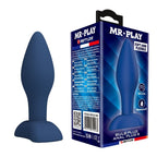 MR PLAY - KONISCHER SILIKON-ANALPLUG, BLAU, GRÖSSE S