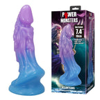 POWER MONSTERS - ATLANTEANS REALISTISCHER DILDO MIT SAUGNAPF 19 CM Ø 5 CM BLAU & LILA