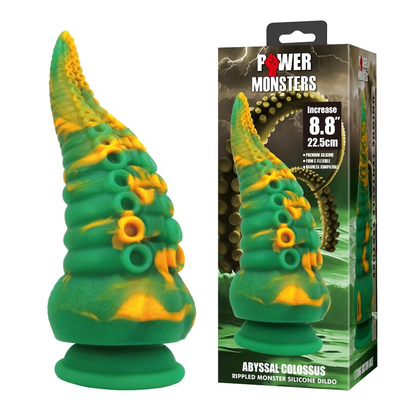 POWER MONSTERS – ABYSSAL COLOSSUS BICOLOR FANTASY SILIKONDILDO 22,5 CM Ø 6 CM