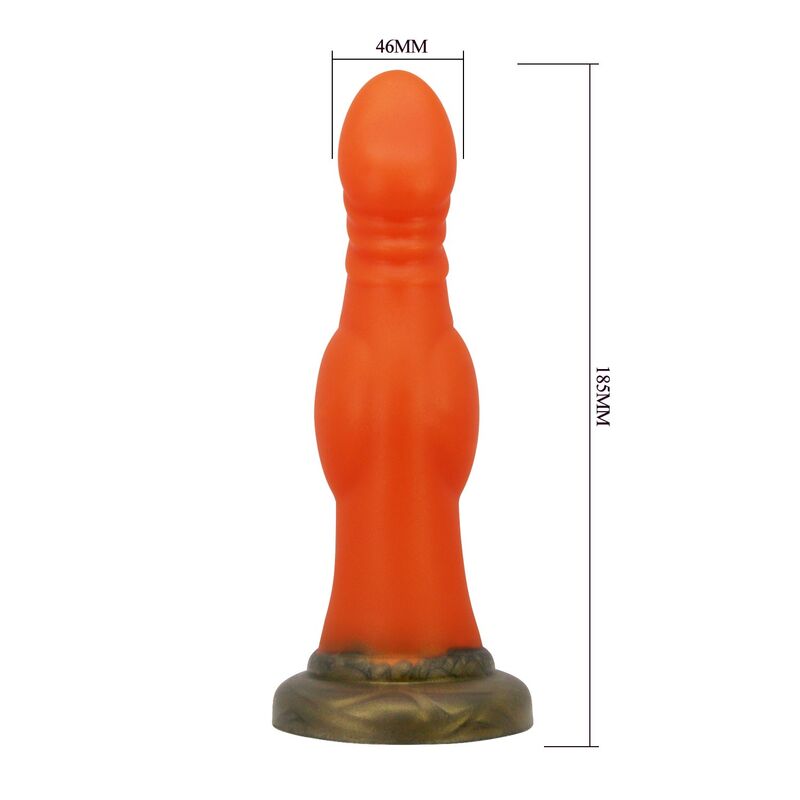 POWER MONSTERS - BLAZEHEART CHARGER FANTASY SILIKONDILDO 18,5 CM Ø 4,5 CM