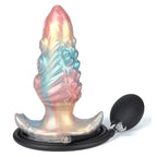 POWER MONSTERS – EBON LEVIATHAN DREIFARBIGER AUFBLASBARER FANTASIE-ANALPLUG 18 CM