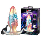 POWER MONSTERS – EBON LEVIATHAN DREIFARBIGER AUFBLASBARER FANTASIE-ANALPLUG 18 CM