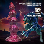 POWER MONSTERS - PRIMAL BEASTLORD PINK TRANSLUCENT FANTASY SILIKONDILDO 26 CM Ø 5 CM