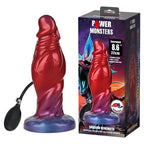 POWER MONSTERS - SHADOW BEHEMOTH ZWEIFARBIGER AUFBLASBARER FANTASIE-SILIKONDILDO 22 CM Ø 5 CM
