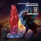 POWER MONSTERS - SHADOW BEHEMOTH ZWEIFARBIGER AUFBLASBARER FANTASIE-SILIKONDILDO 22 CM Ø 5 CM