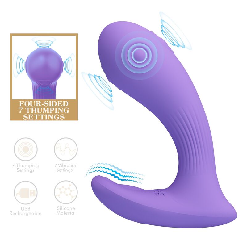 Pretty Love Andromeda Dual-Vibrator – Lila