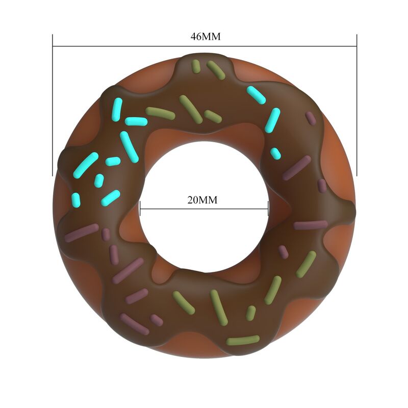 Pretty Love Super Donut Penisring Braun