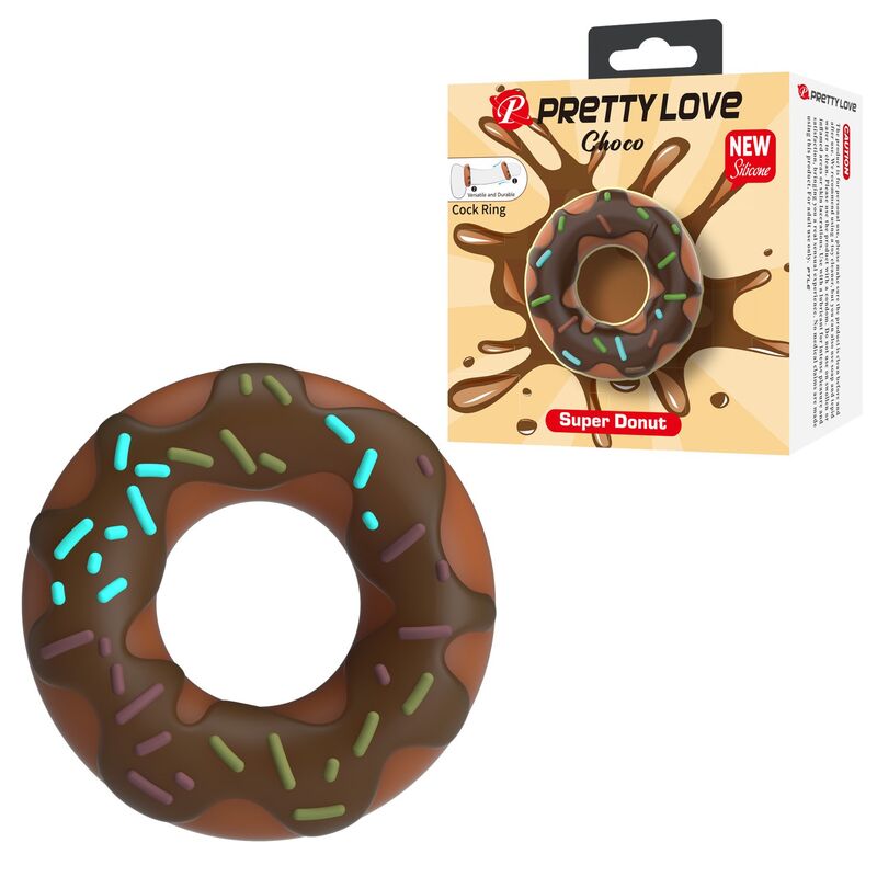 Pretty Love Super Donut Penisring Braun