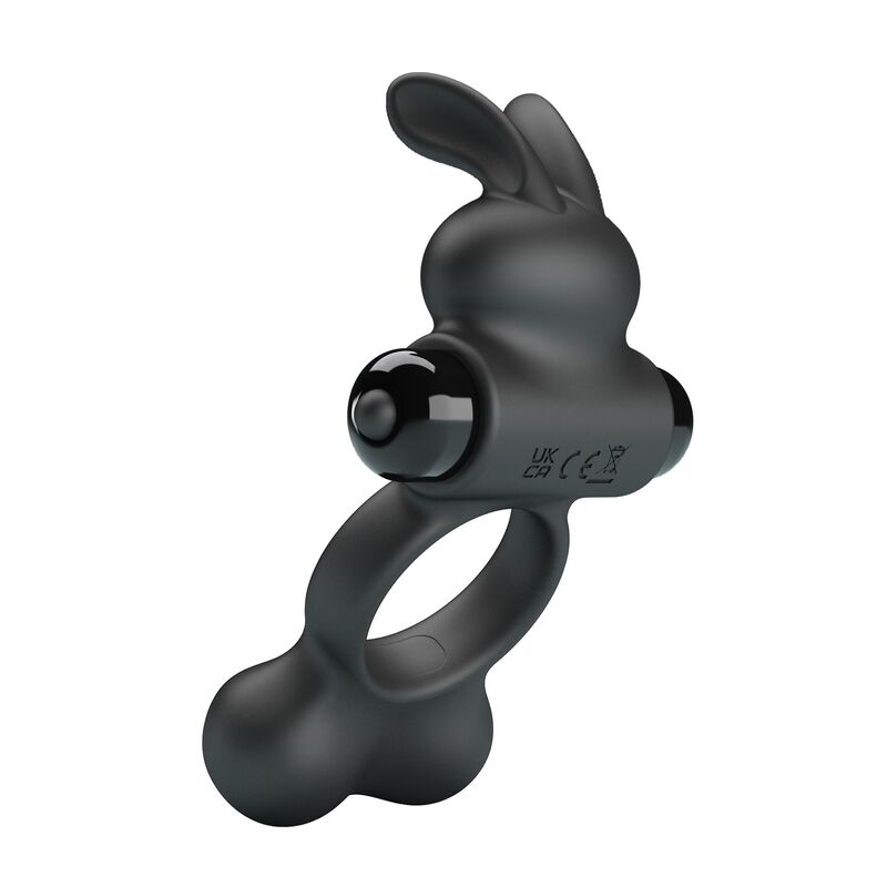 Pretty Love Rabbit-Penisring 10 Modi – Schwarz