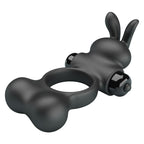 Pretty Love Rabbit-Penisring 10 Modi – Schwarz