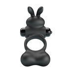 Pretty Love Rabbit-Penisring 10 Modi – Schwarz