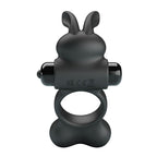 Pretty Love Rabbit-Penisring 10 Modi – Schwarz