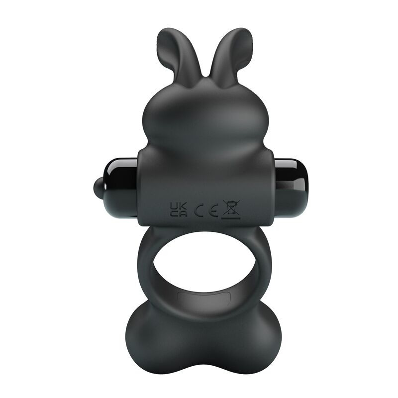 Pretty Love Rabbit-Penisring 10 Modi – Schwarz