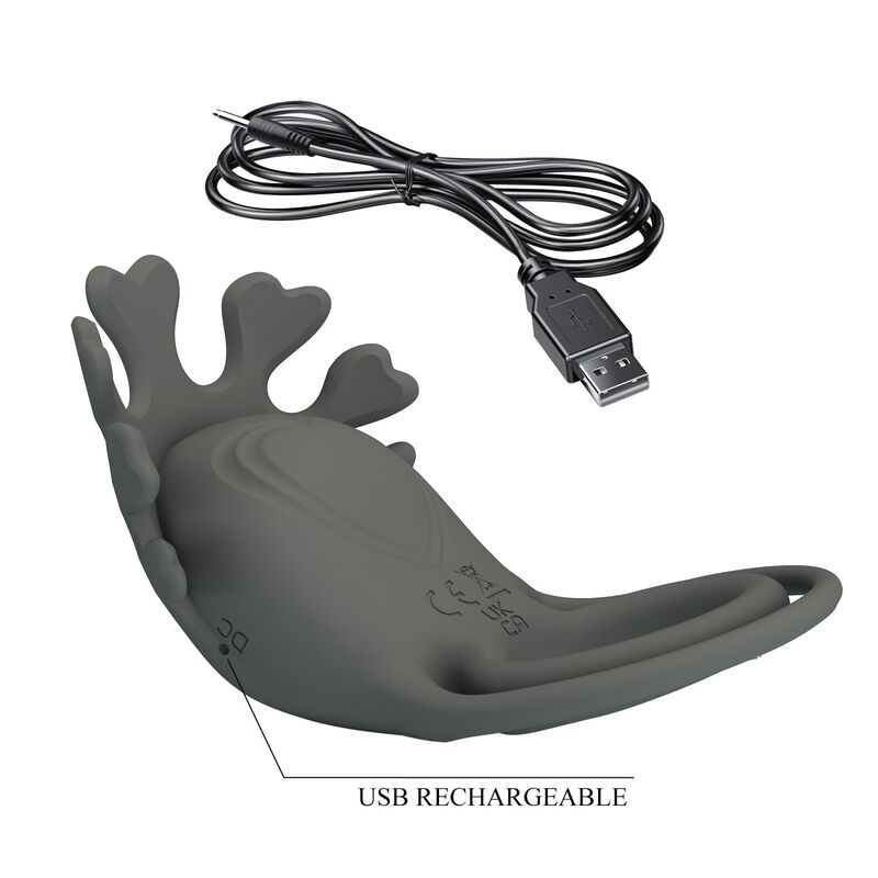 PRETTY LOVE – WIEDERAUFLADBARER VIBRATIONSRING MIT STIMULATOR