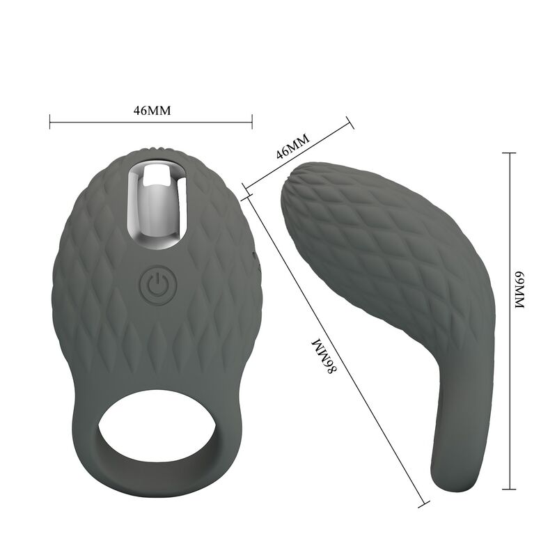 Pretty Love Strukturierter Vibrationsring