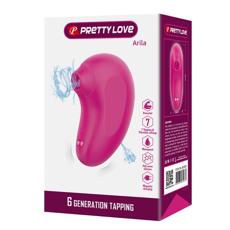 Pretty Love Arila Saug- und Vibrationsstimulator – Pink