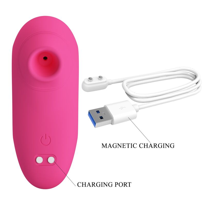 Pretty Love Arila Saug- und Vibrationsstimulator – Pink