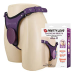 PRETTY LOVE – UNIVERSAL STRAP-ON HARNESS-Slips, LILA UND SCHWARZ