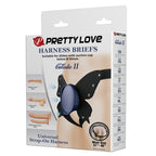 Pretty Love Slip-Harness – Schwarz/Blau