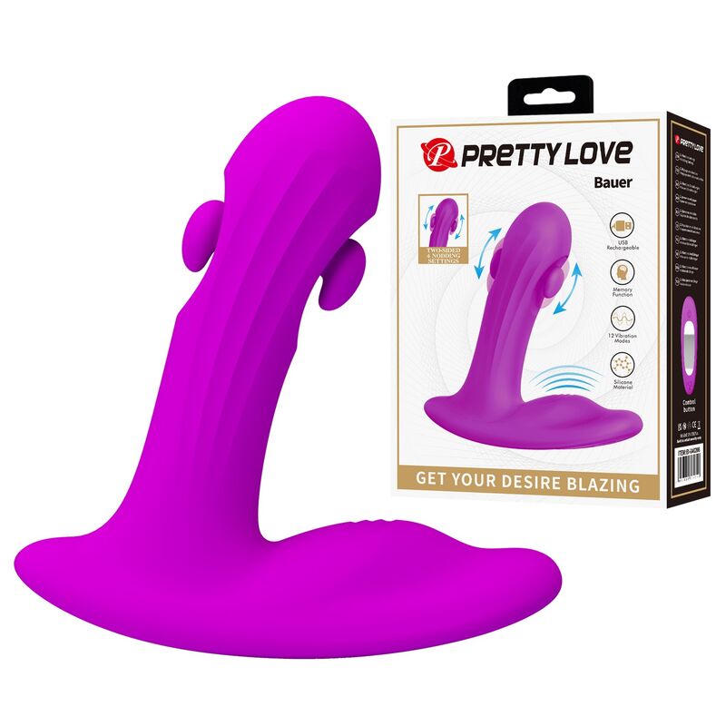 Pretty Love Bauer Prostatavibrator – Lila