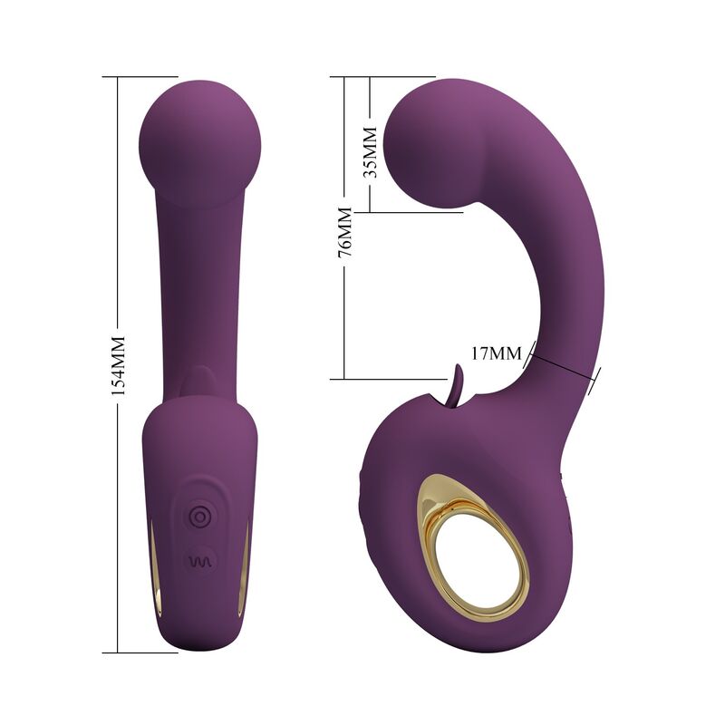Pretty Love Brynnlee Dual-Vibrator – Lila