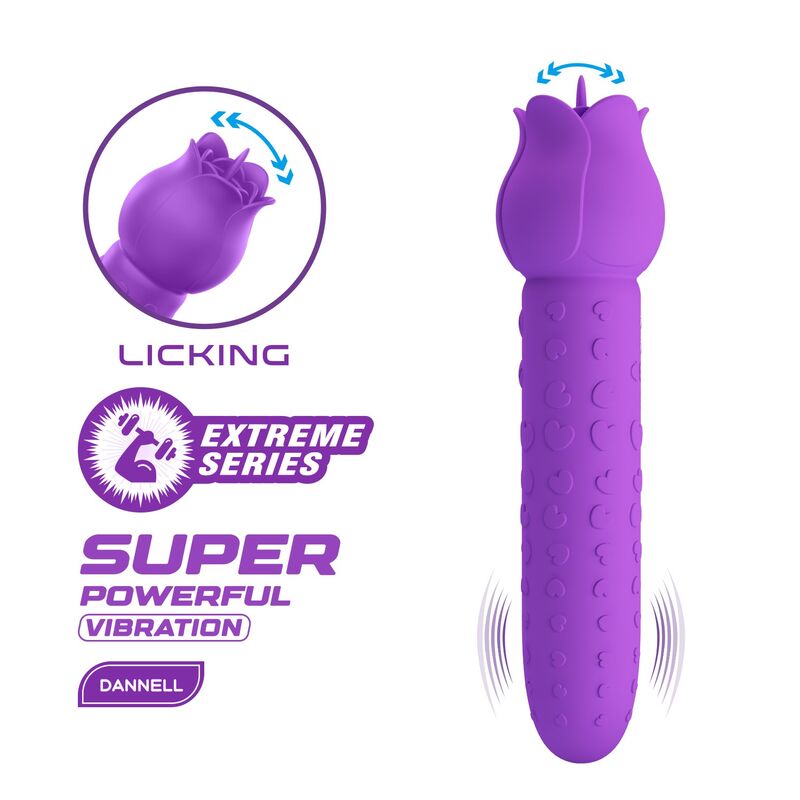 Pretty Love Dannell Zungenstimulator – Lila