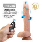 Pretty Love Davey Vibrationsdildo 22,5 cm – Natur