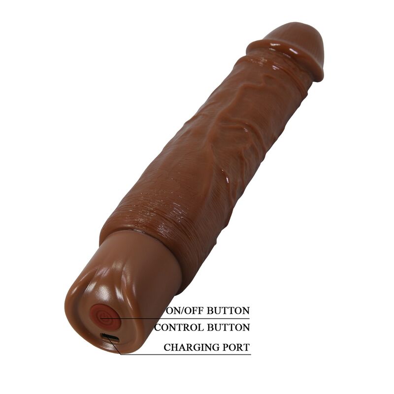 Pretty Love Duke Vibrator 23,5 cm – Braun