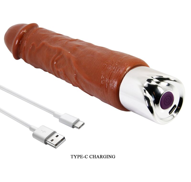 Pretty Love Duke Vibrator 23,5 cm – Braun