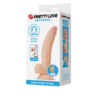 Pretty Love Ellcument Flexibler Dildo 18 cm Ø 4,5 cm TPE Natur
