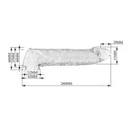 Pretty Love Verstellbare Penishülle 26 cm – Transparent