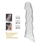 Pretty Love Verstellbare Penishülle 28 cm – Transparent