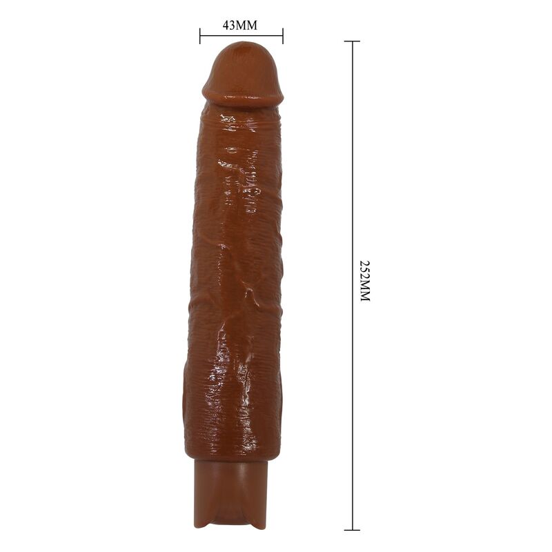 Pretty Love Gavin Vibrator 25 cm – Braun