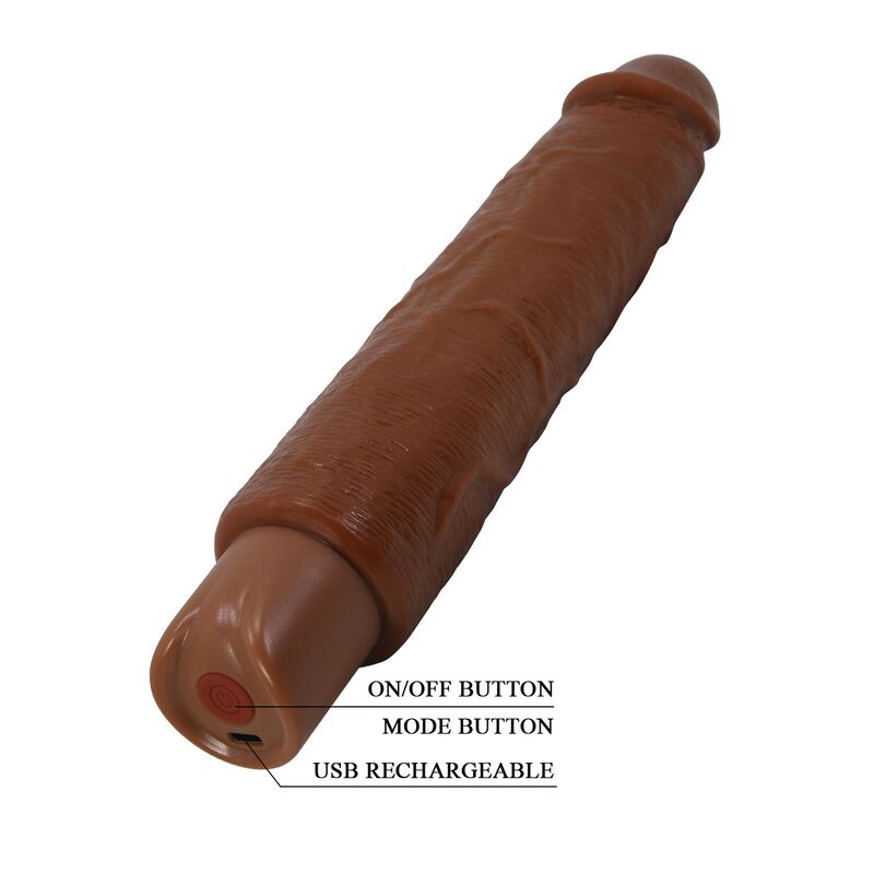 Pretty Love Gavin Vibrator 25 cm – Braun