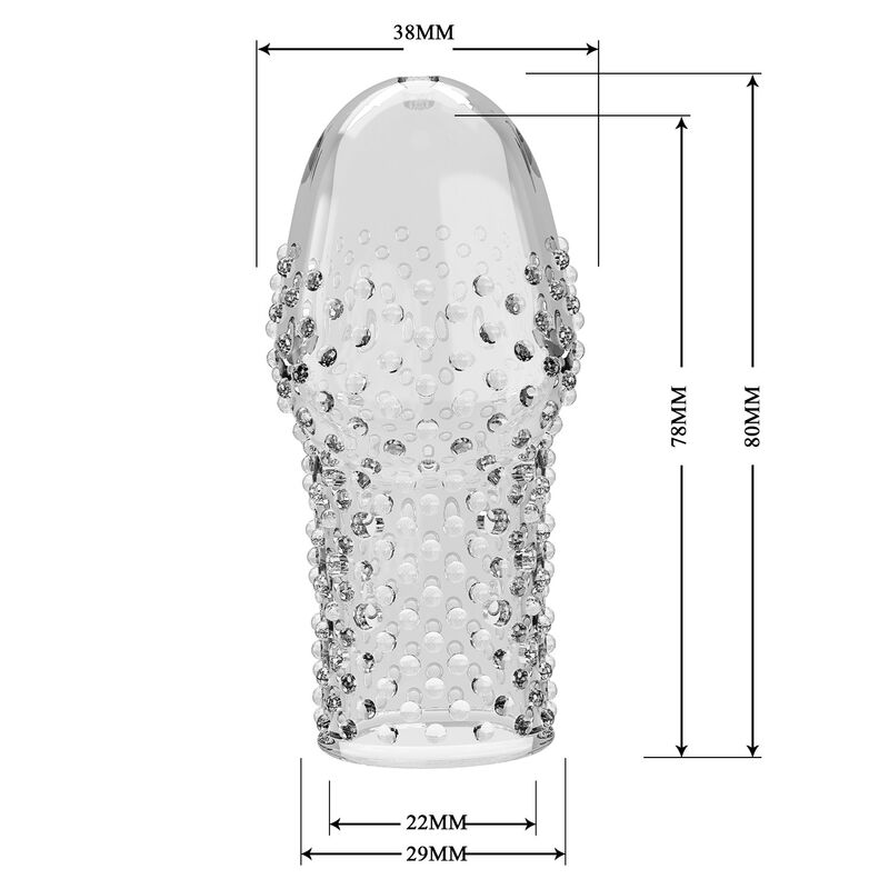 PRETTY LOVE – GEEK'S PENISHÜLLE: FÜR EINEN DICKEREN PENIS (TRANSPARENT)