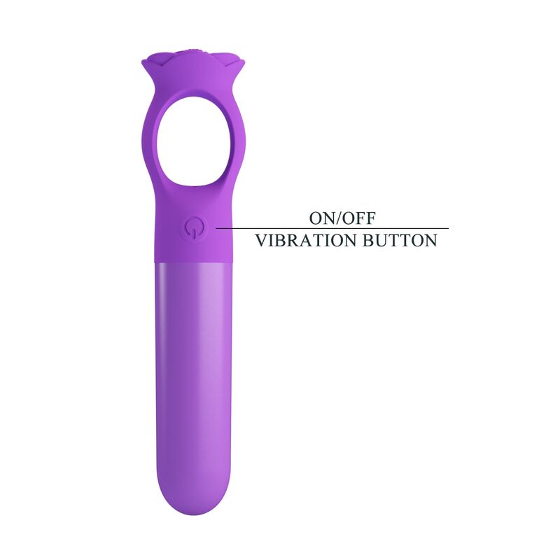 Pretty Love Giana Mini-Massager mit Griffring – Lila