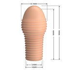 PRETTY LOVE – HEISSER PENISSÄRMEL FÜR EINEN DICKEREN PENIS IN NATÜRLICHER FARBE