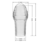 PRETTY LOVE – HEISSER PENISSÄRMEL FÜR EINEN DICKEREN PENIS (TRANSPARENT)